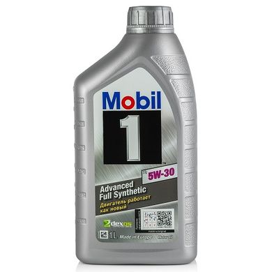 Моторна олія MOBIL 1 5W-30 1л, синтетика, фото – 1