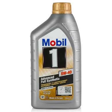 Моторна олія MOBIL 1 FS 5W40 1л, синтетика, фото – 1