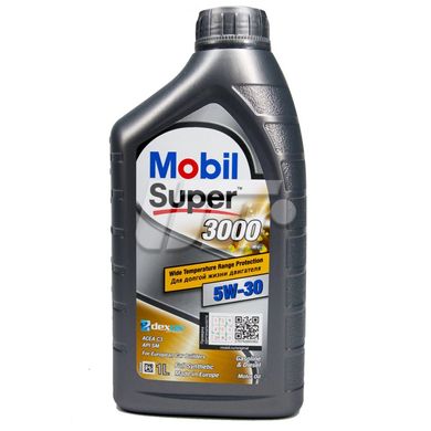 Моторна олія Mobil Super 3000 XE 5W30 1л, синтетика, фото – 1