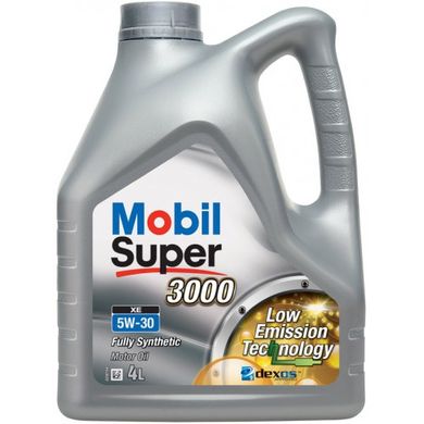 Моторное масло Mobil Super 3000 XE 5W30 4л, синтетика, фото – 1
