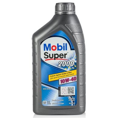 Моторное масло Mobil SUPER 2000 X1 10W40 1л, полусинтетика, фото – 1