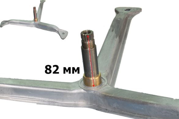 Хрестовина для пральної машиниIndesit C00089734 (COD.055), вал L=82 мм, фото – 1