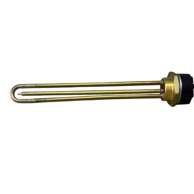 ТЭН с термостатом 3000W медный, резьбовой фланец &Oslash;42 мм (1 1/4"), L=265 mm, фото &ndash; 5